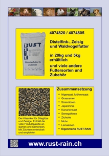 Distelfink-, Zeisig und Waldvogelfutter